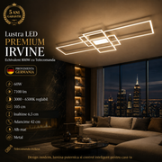 Lustra LED PREMIUM IRVINE Echivalent 800W cu Telecomanda