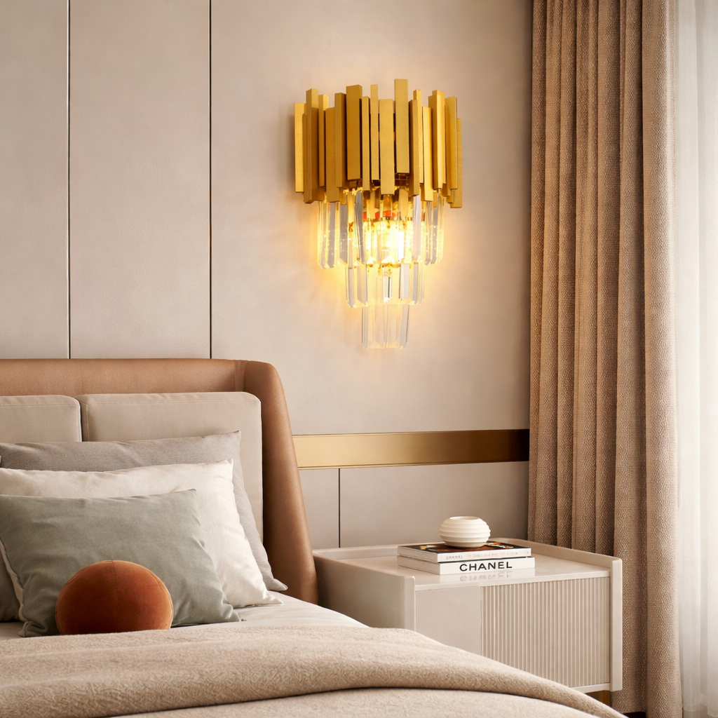 Aplica Perete Cristal GLORY Gold