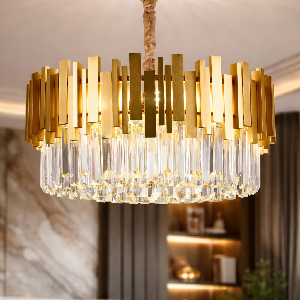 Candelabru Cristal GLORY GOLD 500mm