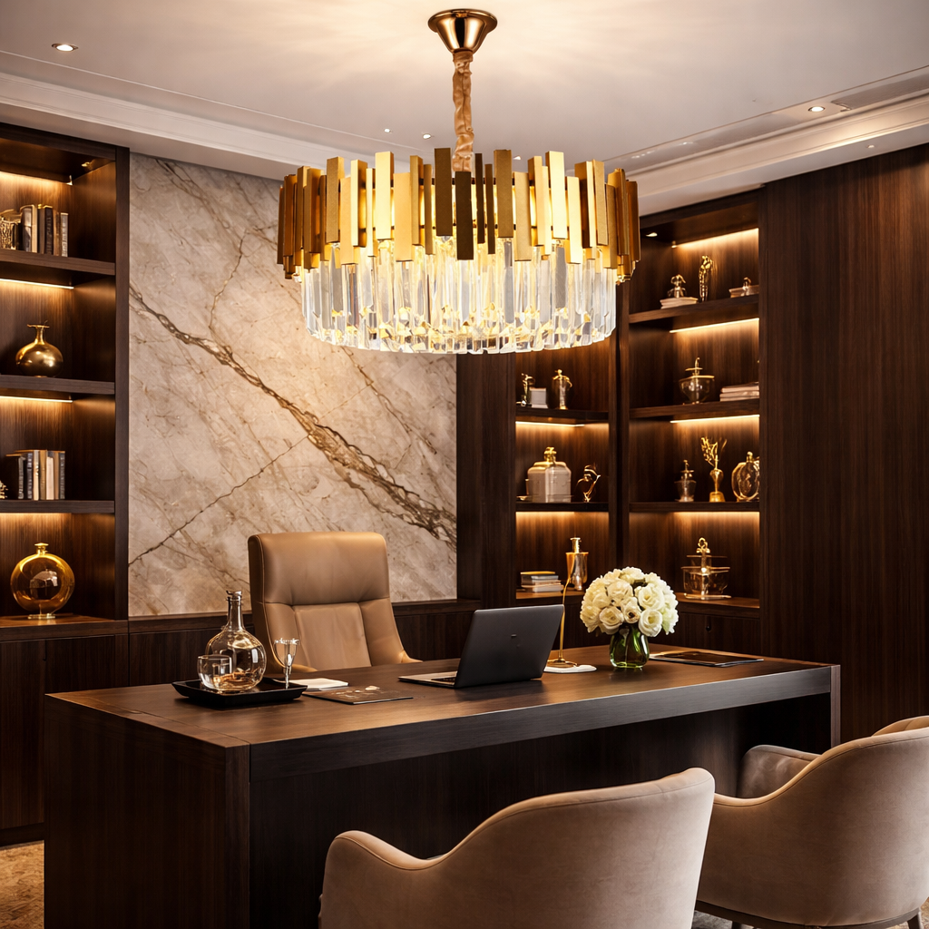 Candelabru Cristal GLORY GOLD 500mm