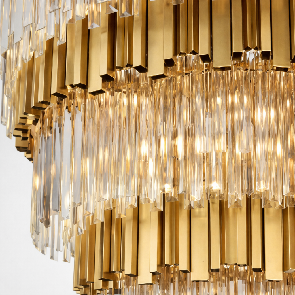 Candelabru Cristal GLORY GOLDEN LUXURY LEVELS 160cm