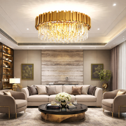 Candelabru Aplicat Cristal GLORY GOLD GRANDE 750mm