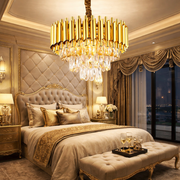 Candelabru Cristal Golden Panther 300mm