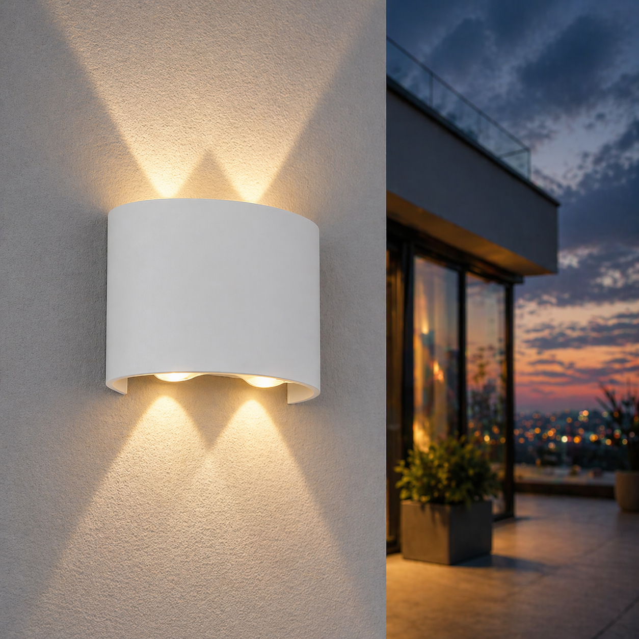 Aplica LED 4W TRIO Exterior Alba