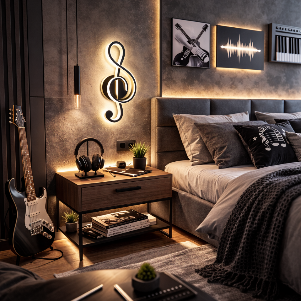 Aplica LED 44W Cheia SOL BLACK