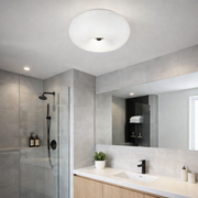 Aplica/Lustra OPTICA White Ø28cm Sticla Premium Eglo