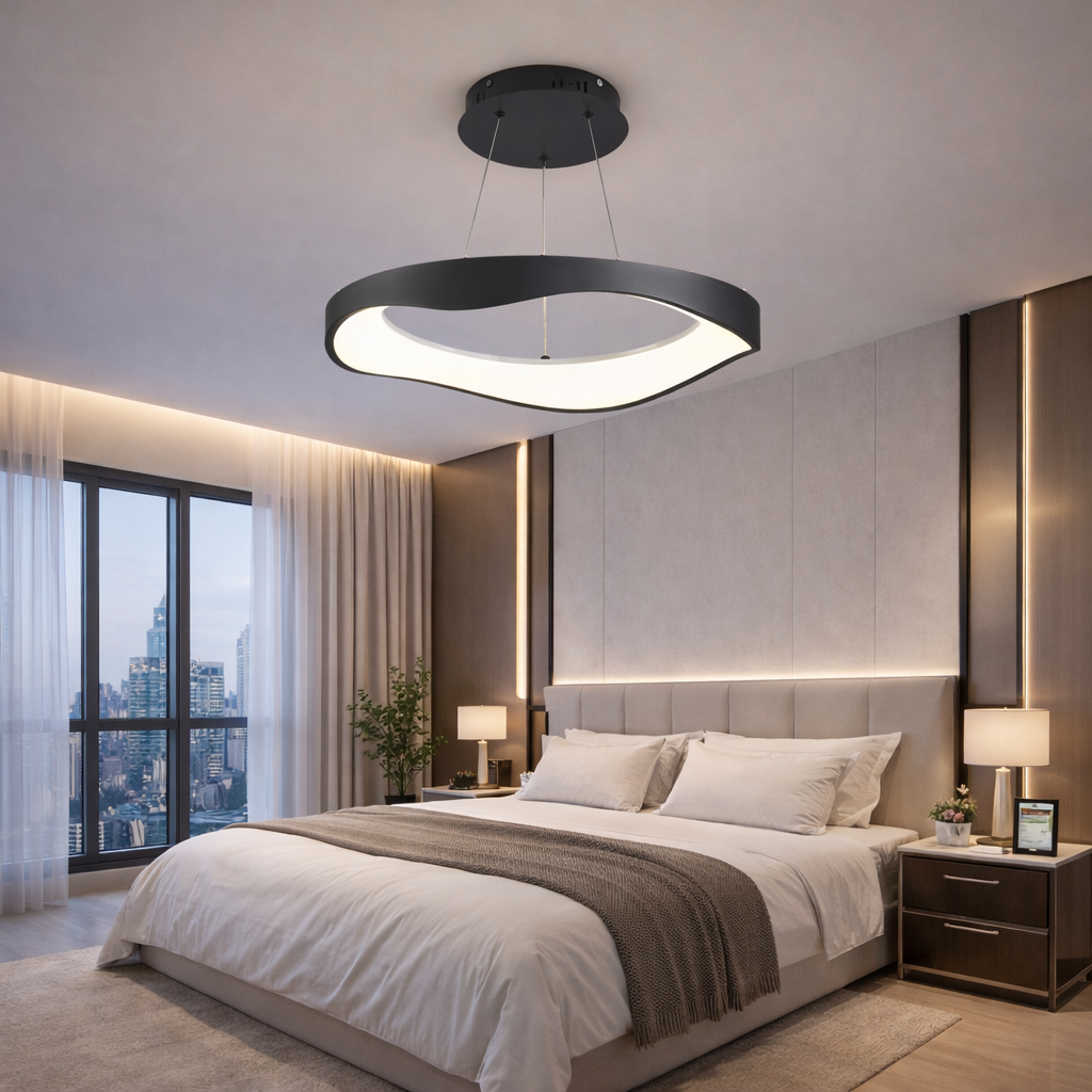 Lustra LED Black Cloud Echivalent 400W Telecomanda
