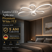 Lustra LED Aplicata Premium White FLY Echivalent 400W