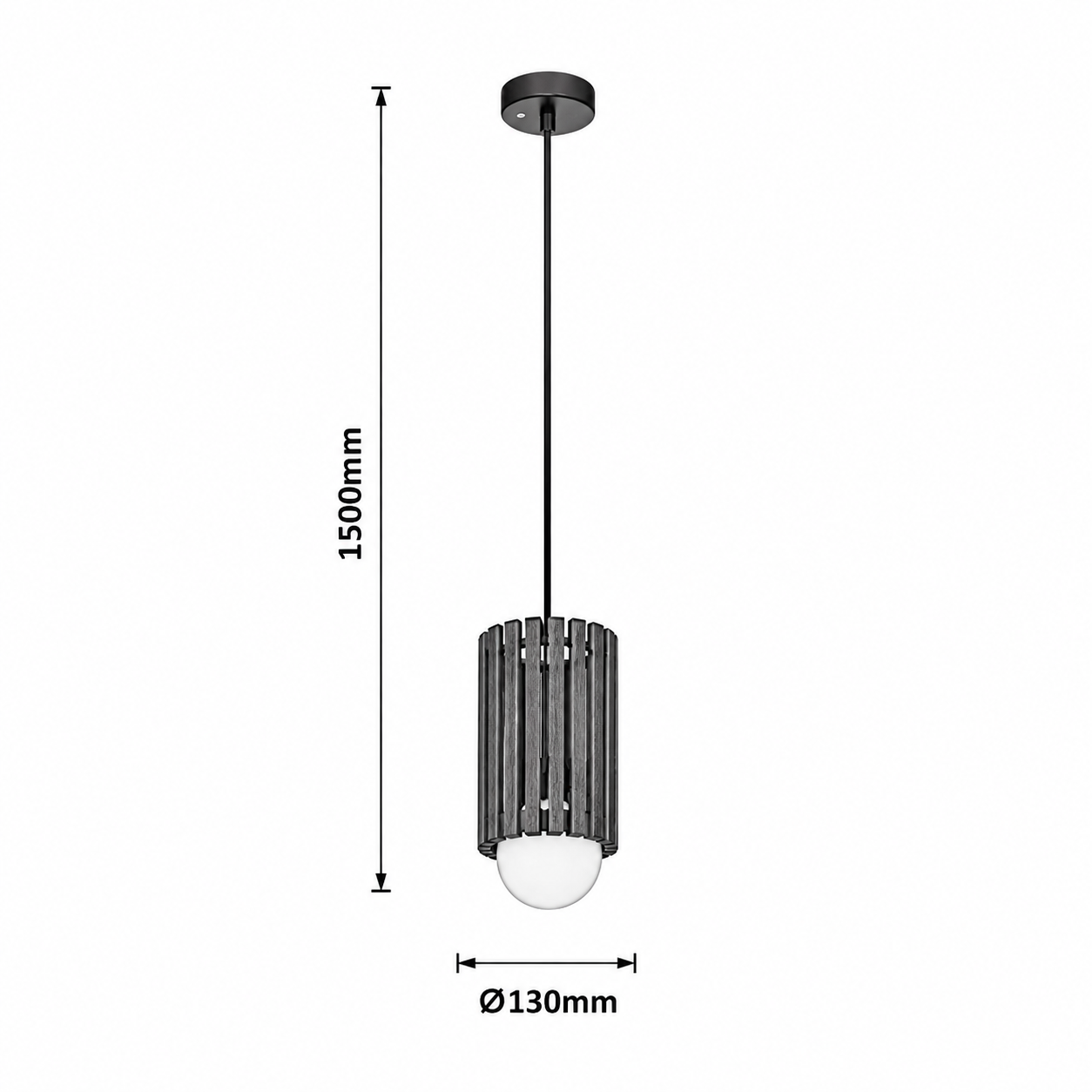 Pendul Vintage CALVYN 1xG9 Premium