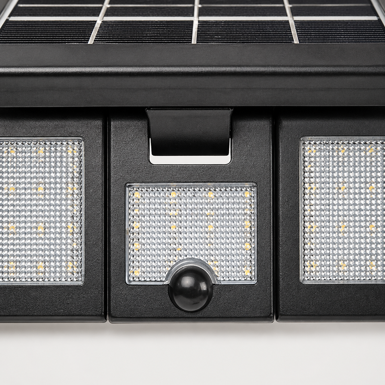 Aplica LED Solara cu Senzor LUROX Exterior Neagra Premium