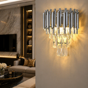 Aplica Perete Cristal Silver Panther