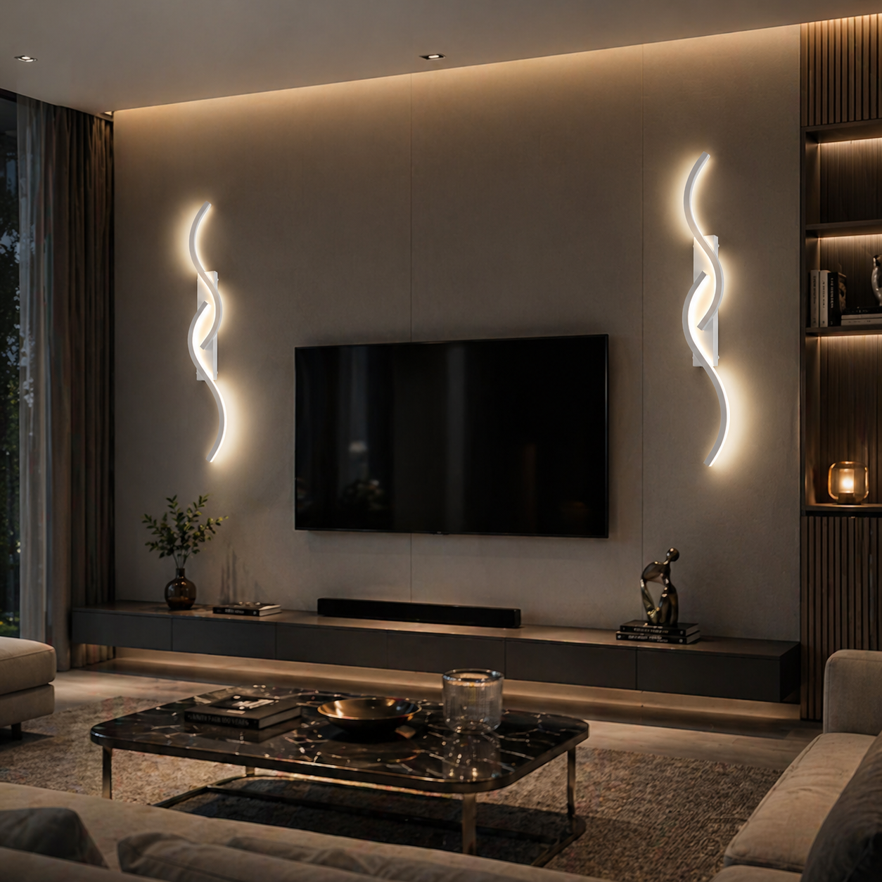 Aplica LED Eternity White 20W 80cm