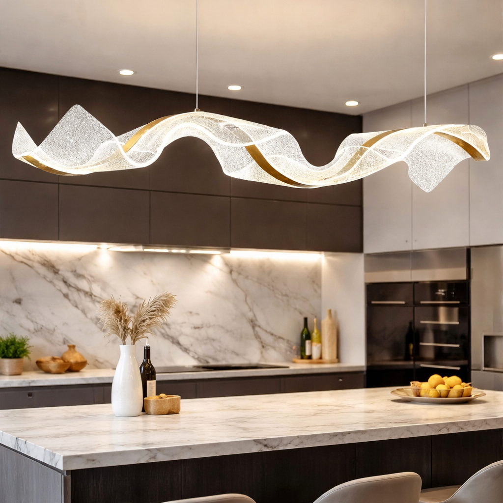 Lustra LED Suspendata LUXURY DUNES Echivalent 400W Telecomanda Resigilat R3