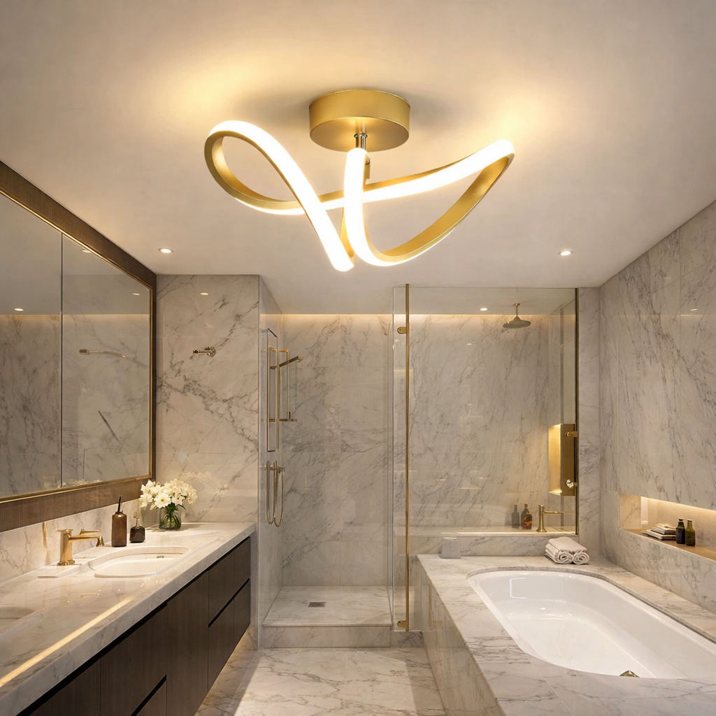 Aplica LED Serpent Gold Echivalent 200W