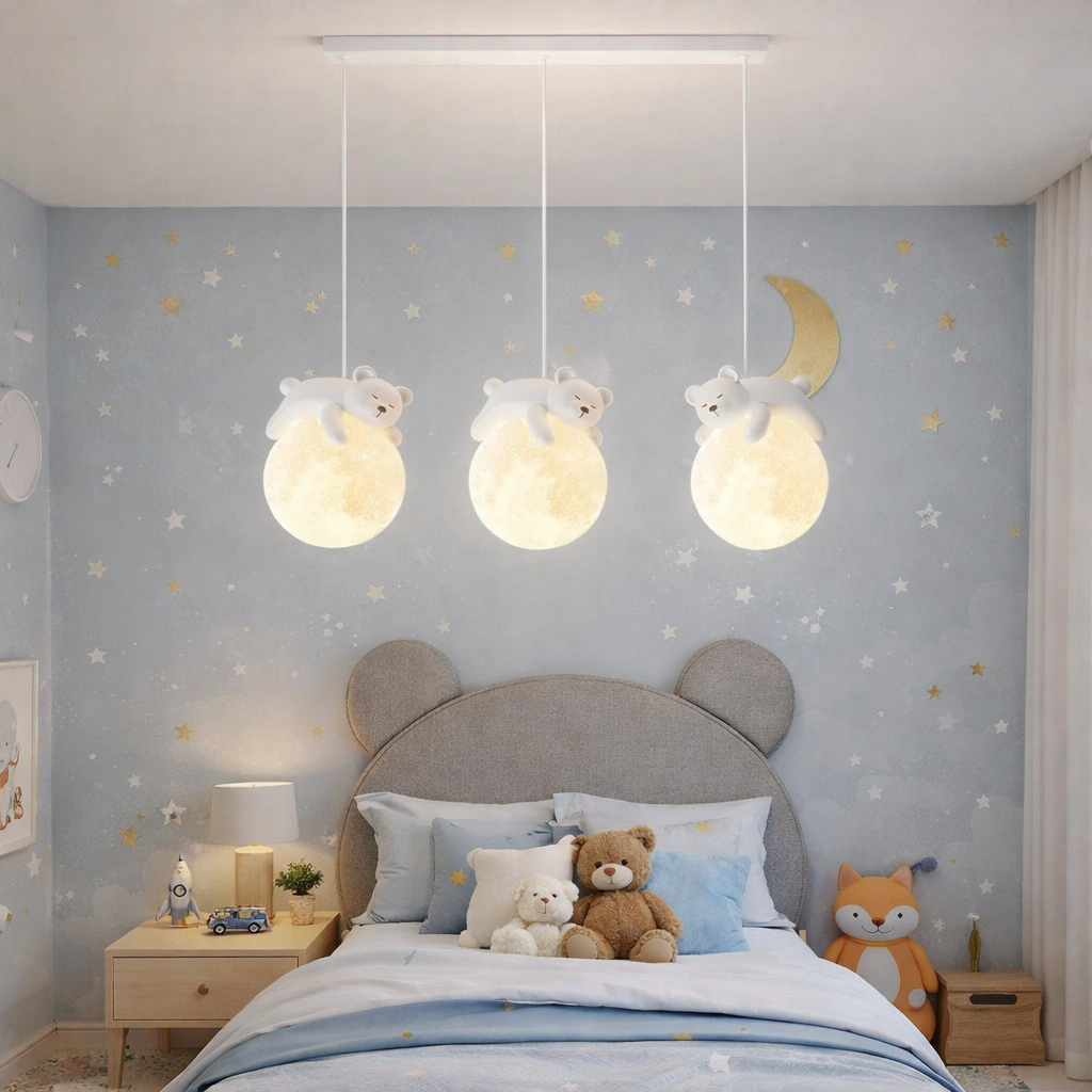 Lustra LED KIDS Suspendata 3XG9 Teddy Bears