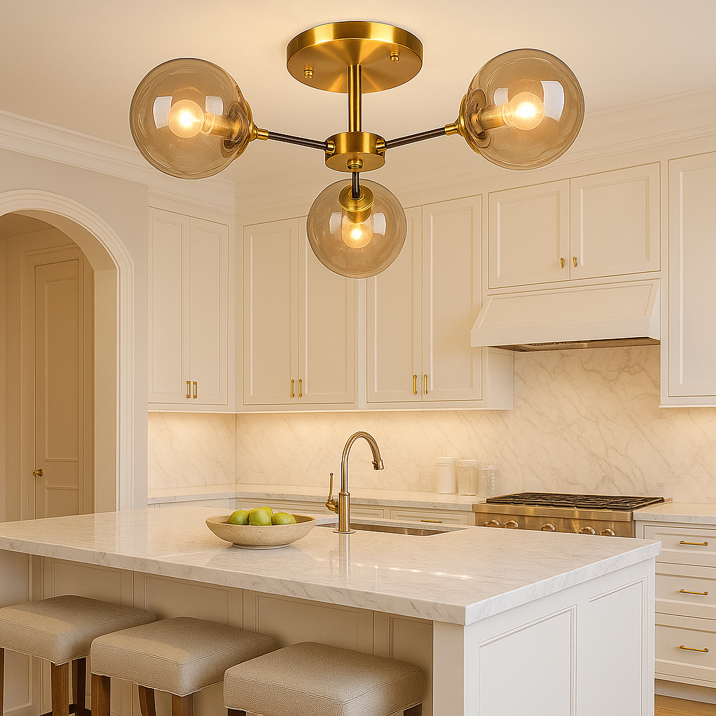 Lustra Aplicata Abajur Fumuriu DF1055-3