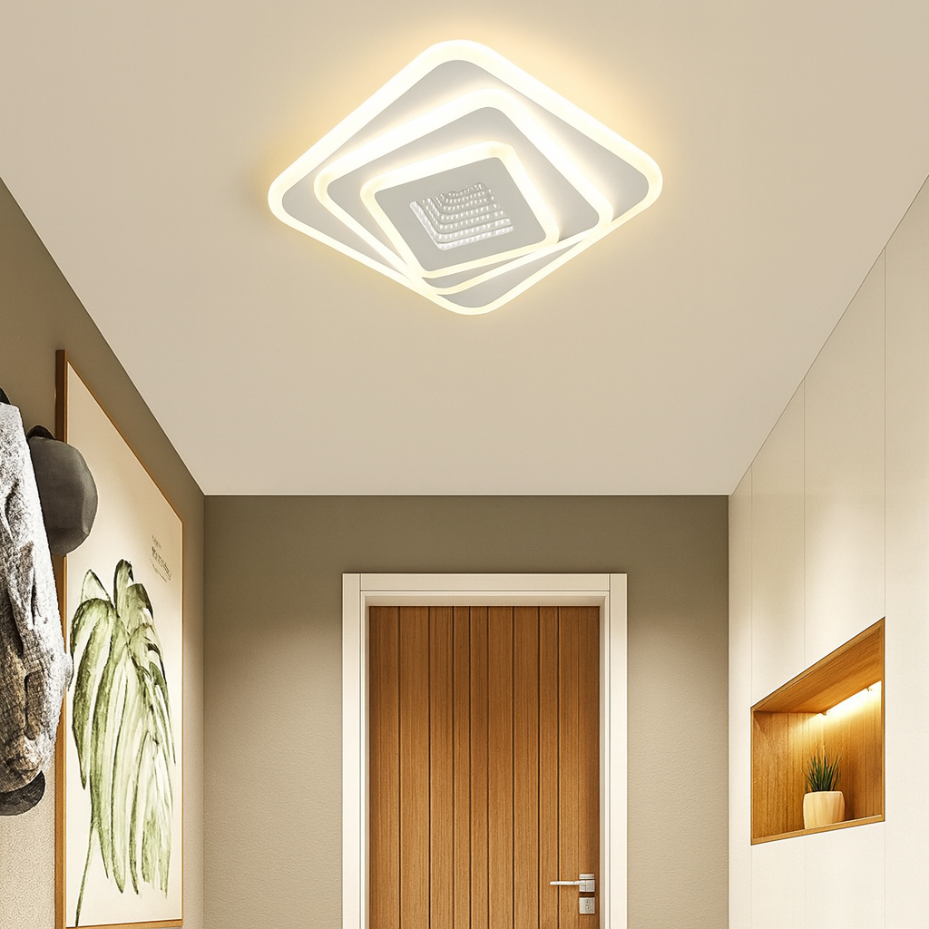 LUSTRA LED 40W GALAXY 3D SQUARE Echivalent 200W