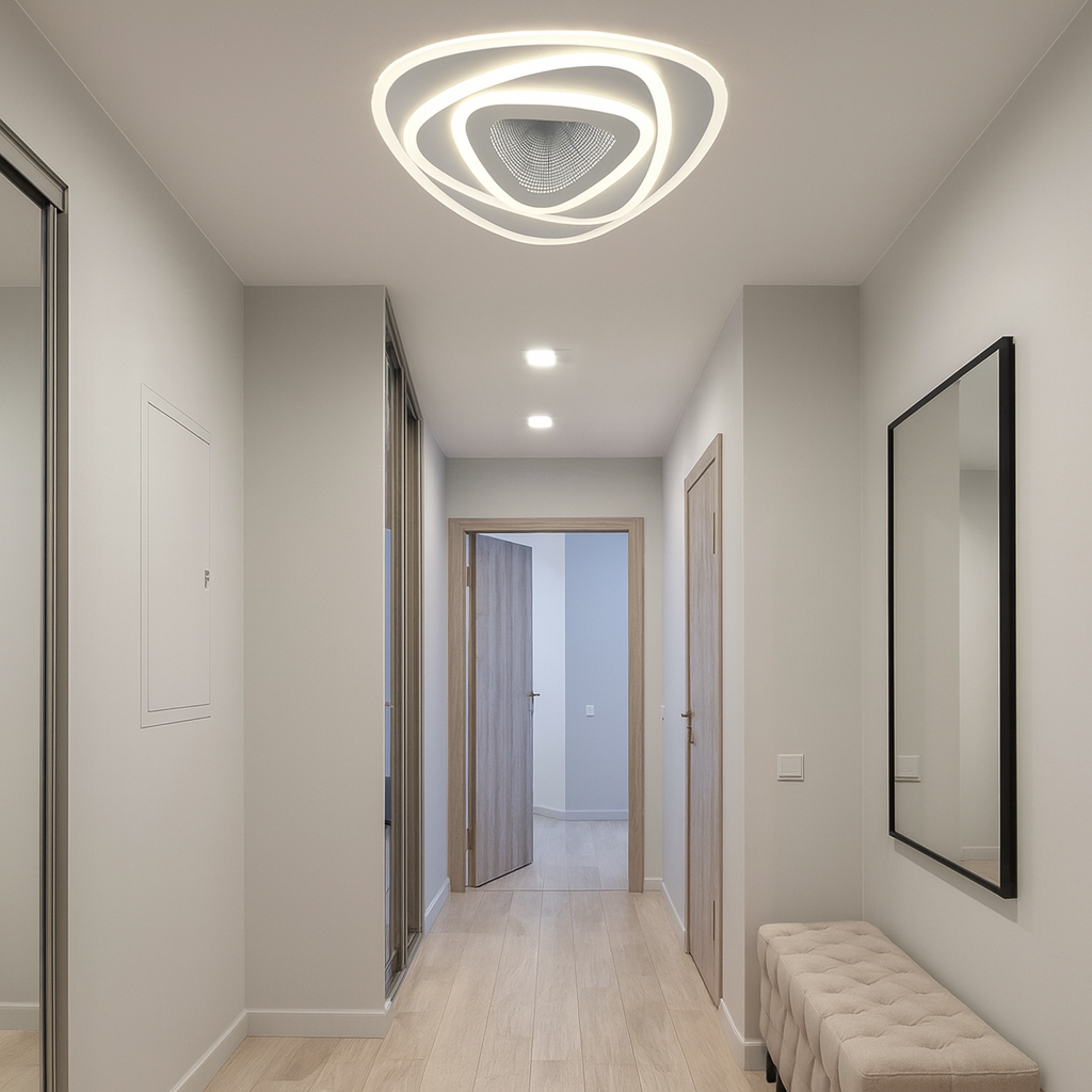 Lustra LED 40W GALAXY 3D TRIANGLE Echivalent 200W