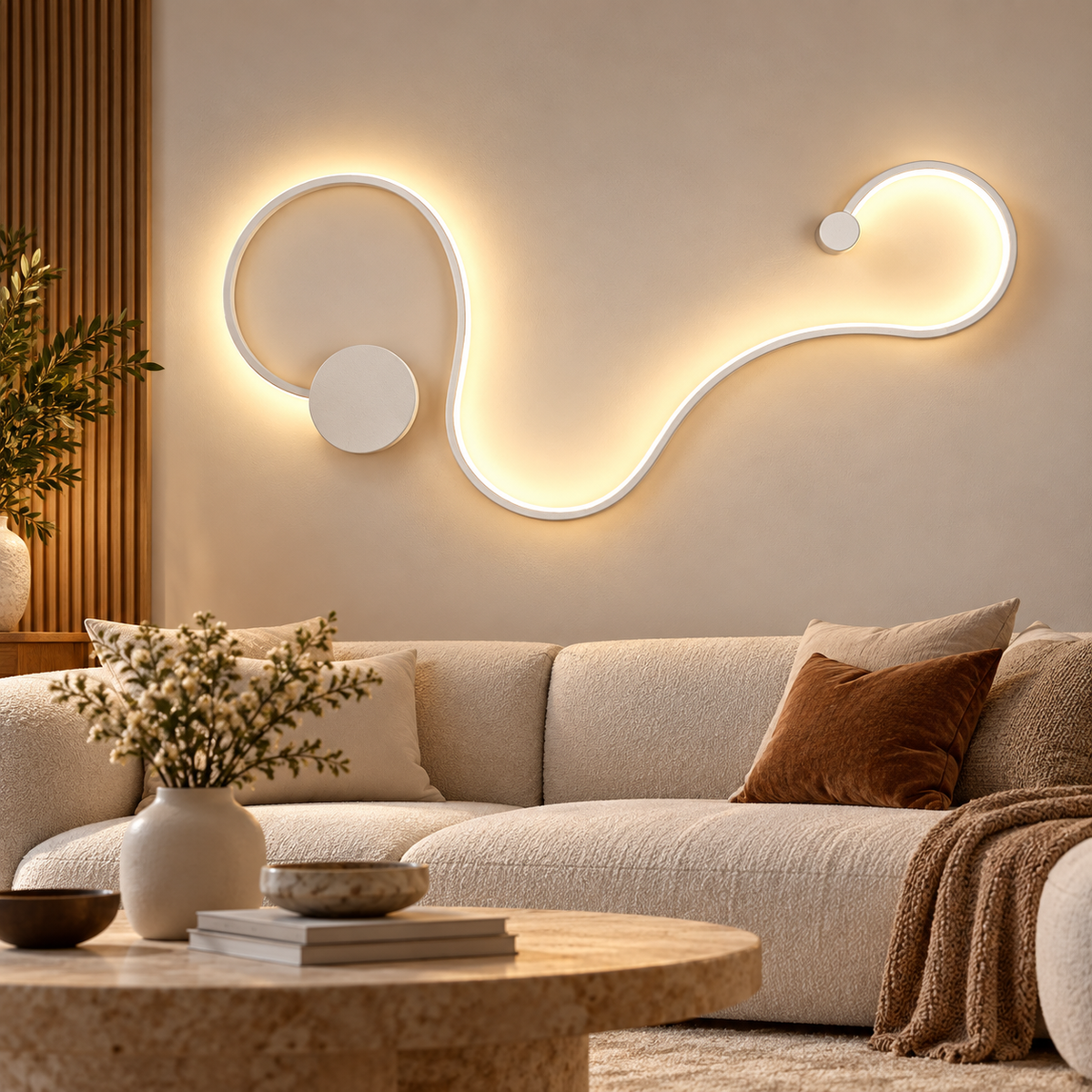Aplica LED GAMORA White 89cm 3 Lumini Echivalent 150W
