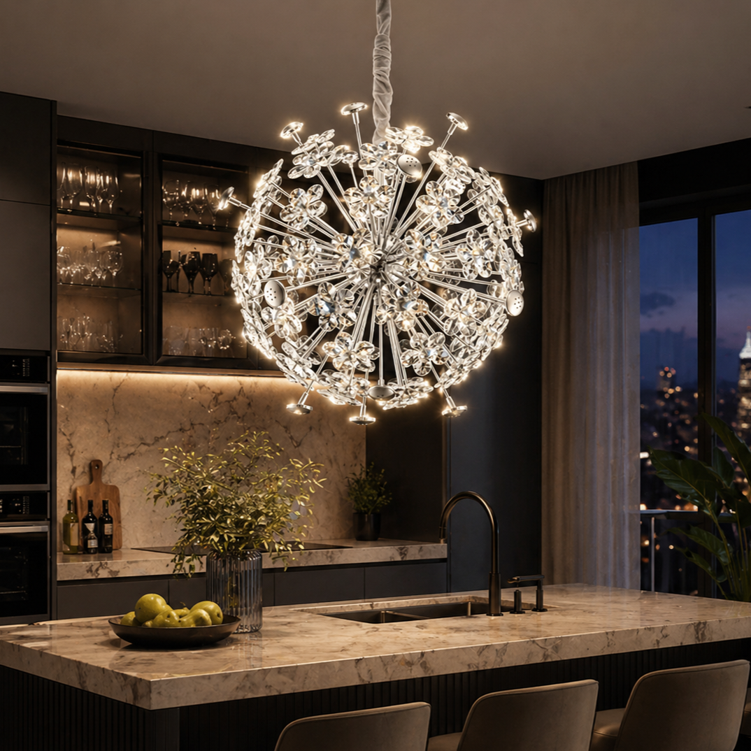 Lustra Suspendata Crystal Priceless Silver
