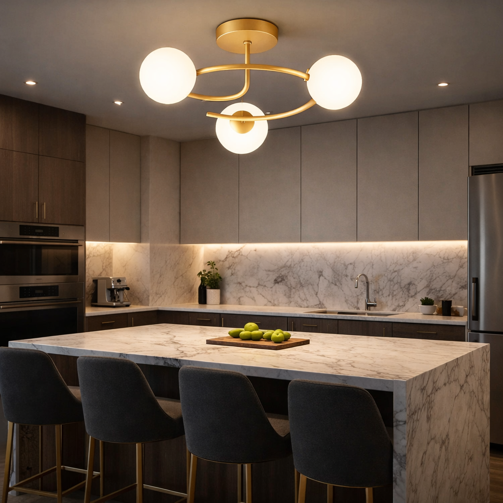 Lustra Abajur 3xE27 Gold Elegance