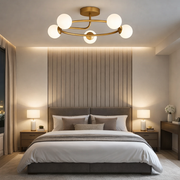 Lustra Abajur 5xE27 Gold Elegance