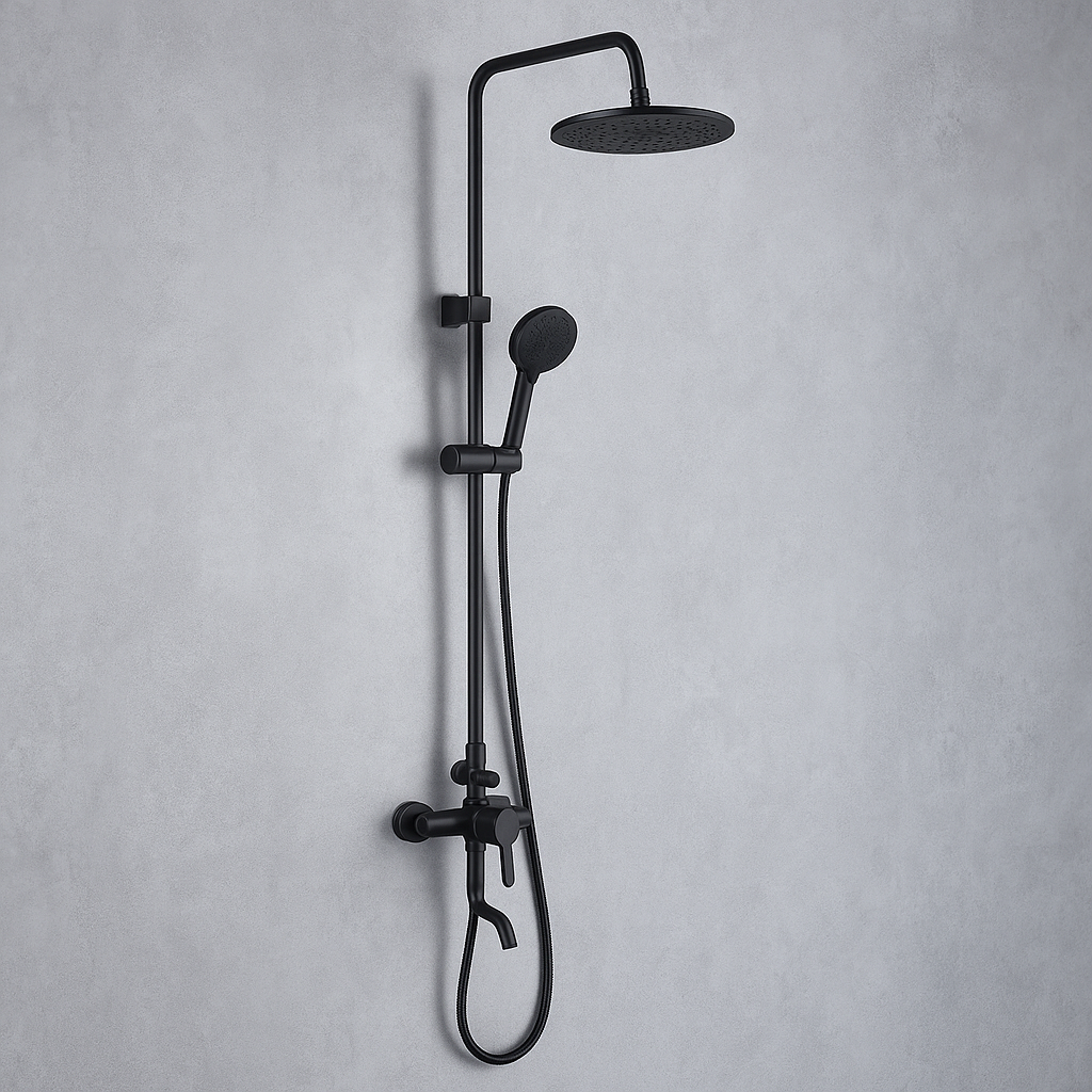 Coloana de Dus Negru Mat 1773 Design Modern