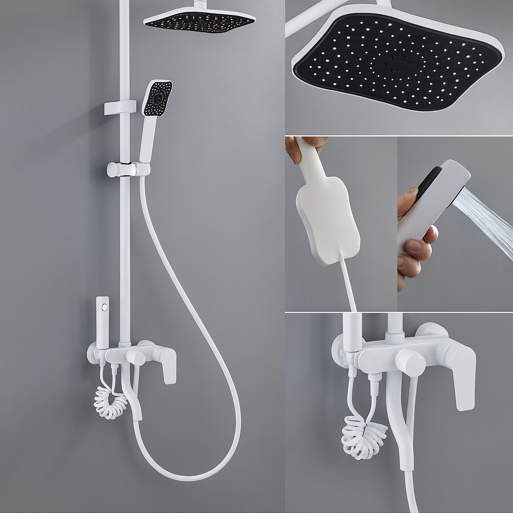 Coloana de Dus Alb Mat Design Modern