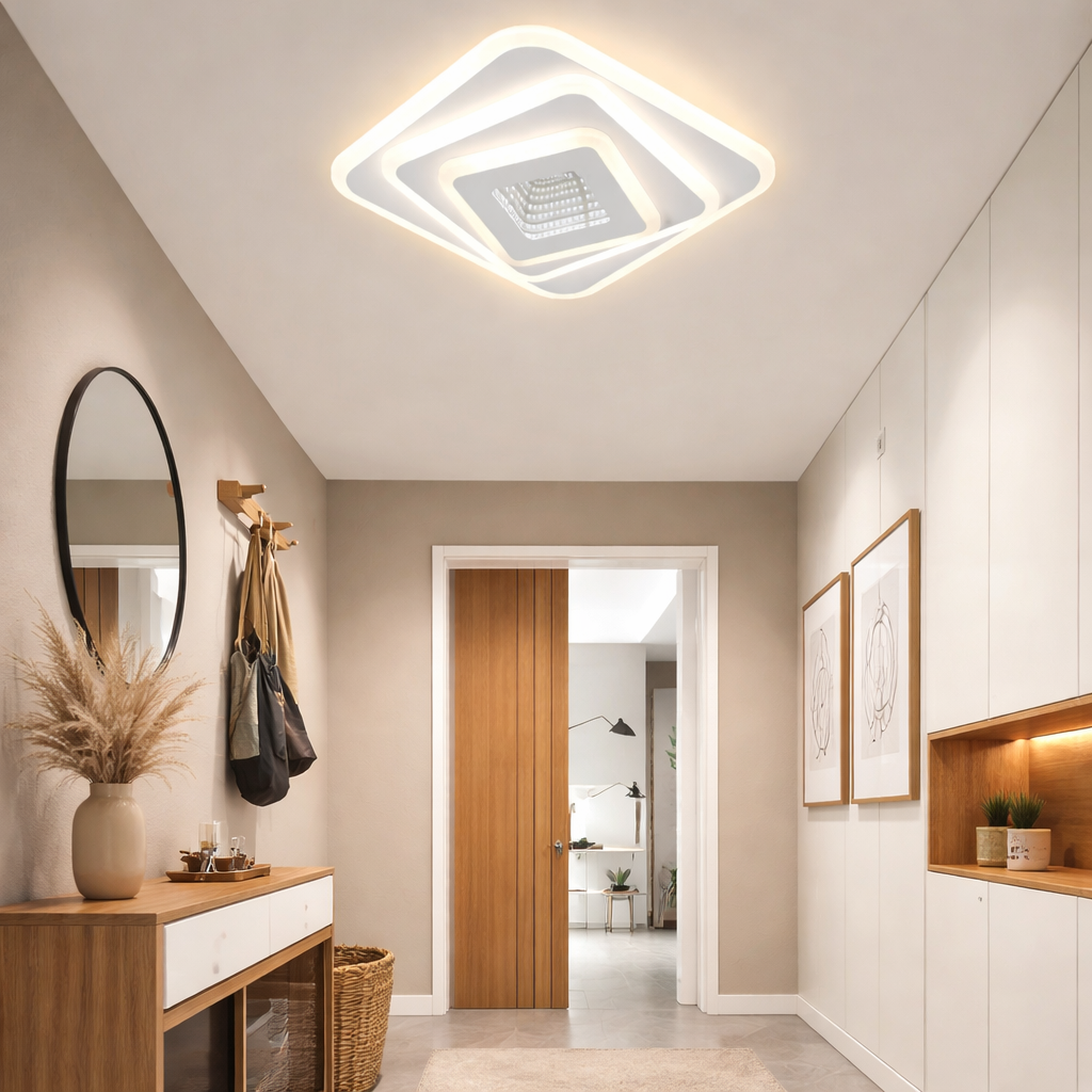 LUSTRA LED 40W GALAXY 3D Square Echivalent 200W