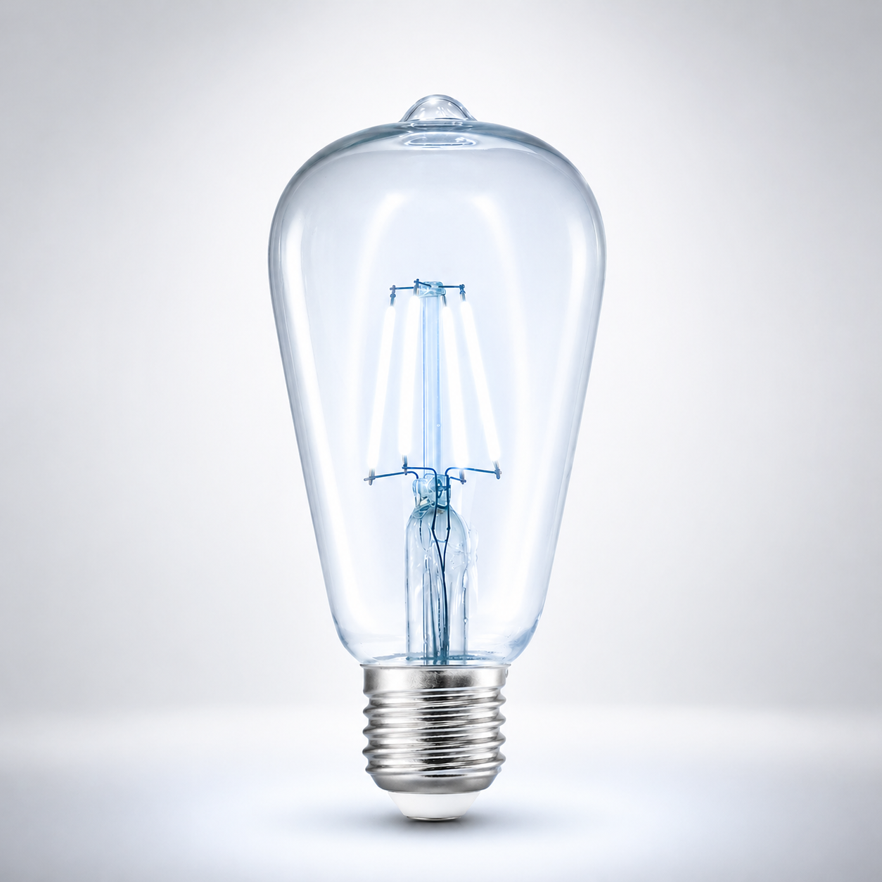 Bec LED E27 Vintage ST64 12W Fumuriu