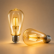 Bec LED E27 Vintage ST64 12W Fumuriu