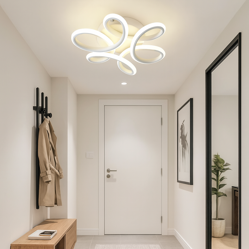 Lustra LED 48W Mariola Alba Echivalent 200W