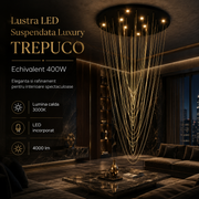 Lustra LED Suspendata Luxury TREPUCO Echivalent 400W