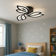 Lustra LED Mini Anemone Black Echivalent 300W Telecomanda