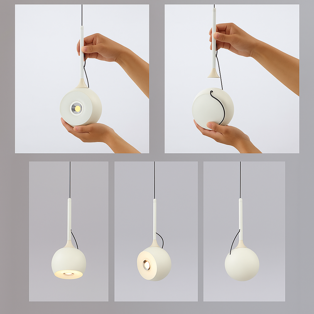 Pendul LED Magnetic LYRA White Echivalent 70W