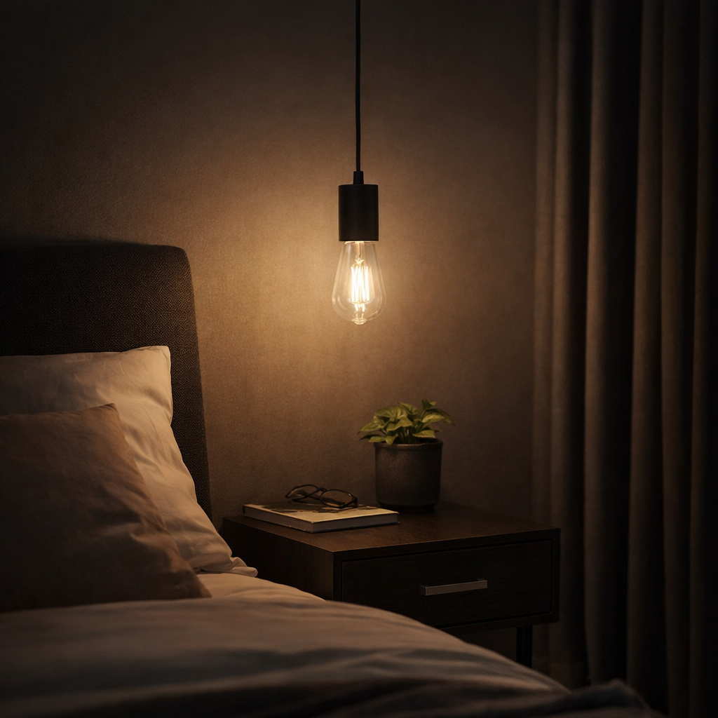 Pendul SERY Line Black 1xE27