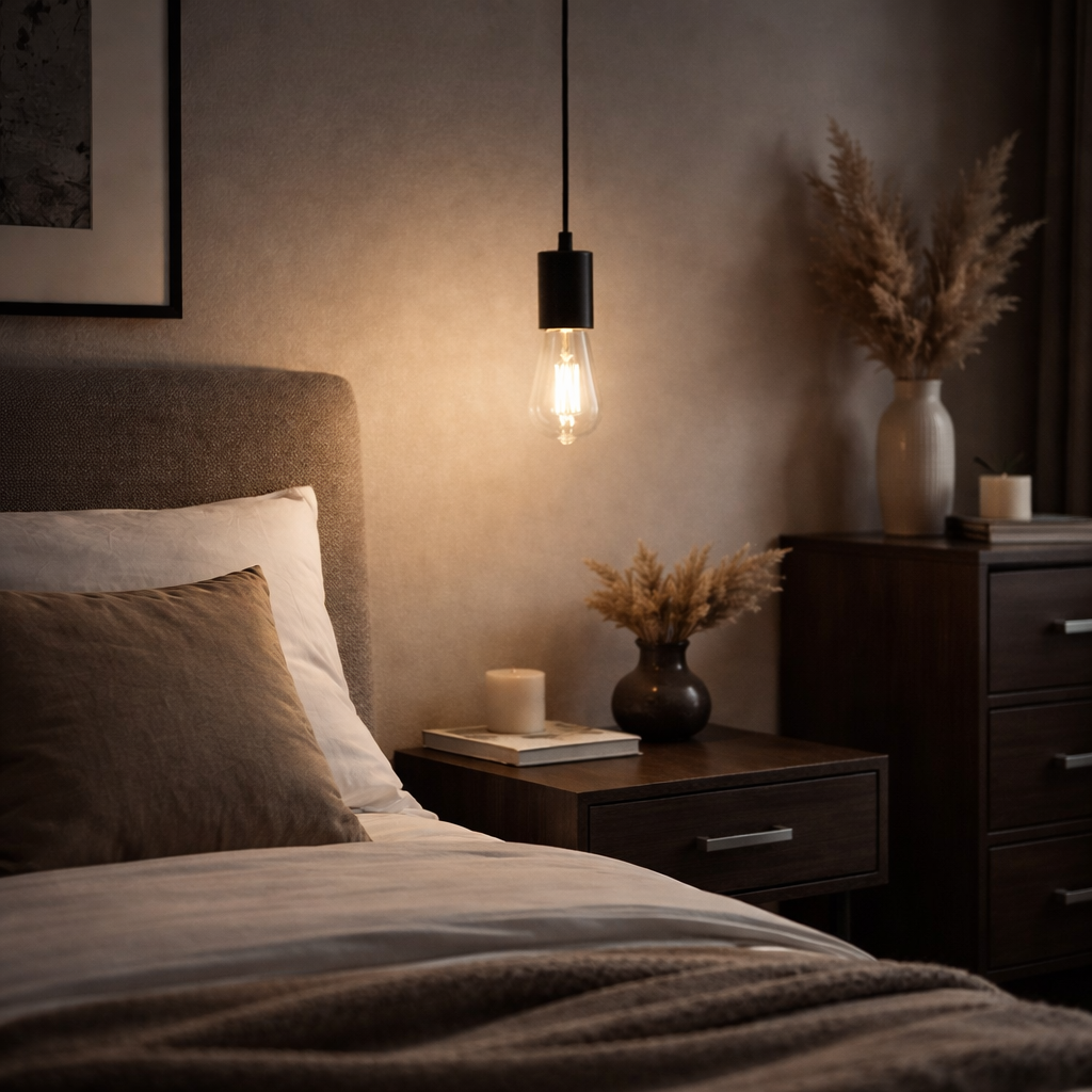 Pendul SERY Line Black 1xE27