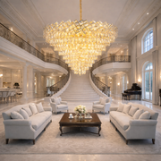 Candelabru Cristal MALLI Gold ⌀80CM