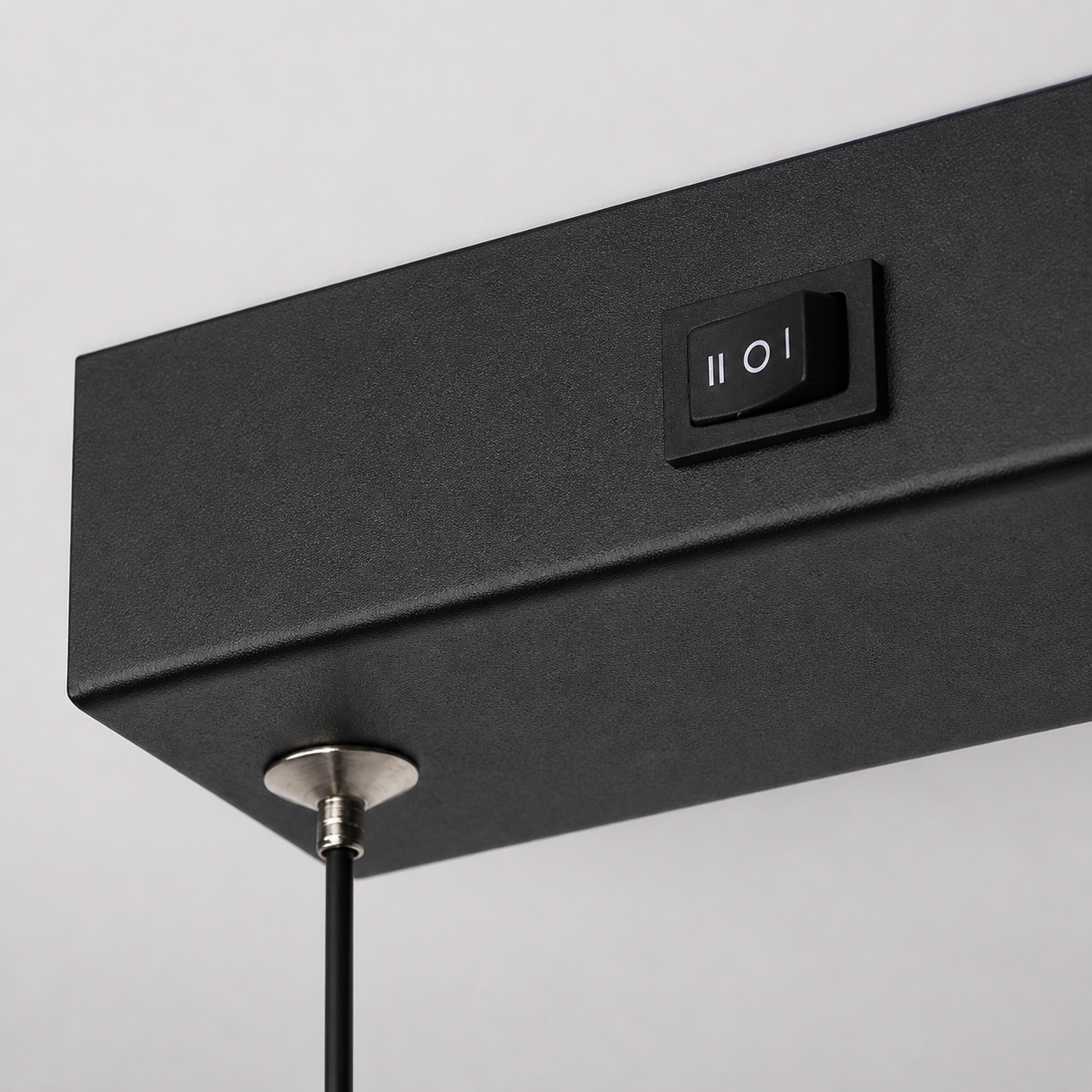 Lustra LED Suspendata Liniara Premium Black OMIRA Echivalent 200W