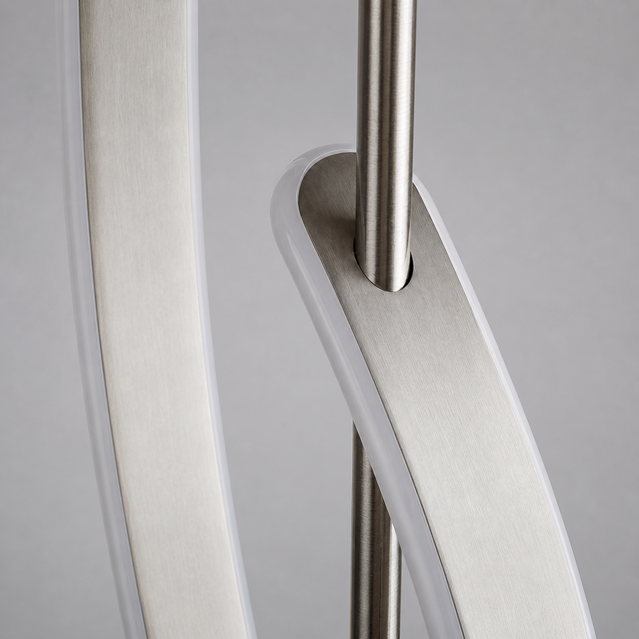 Lampadar Modern LED Premium Silver ORIVA 150CM