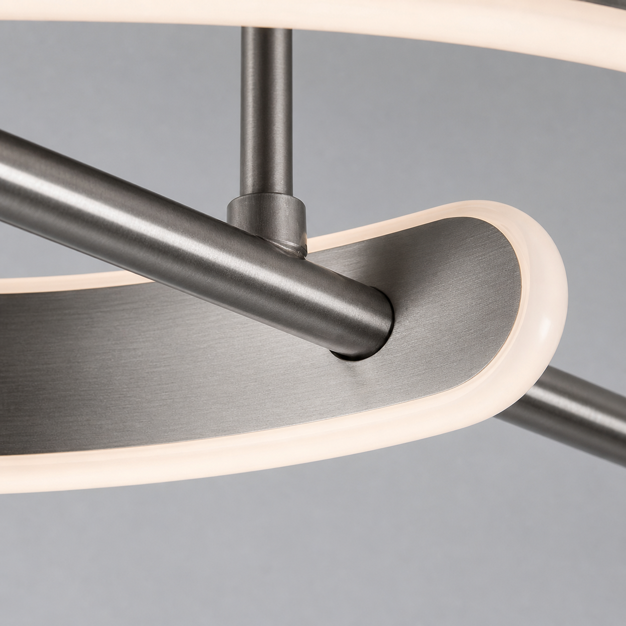 Lustra LED Premium Silver ORIVA Echivalent 300W
