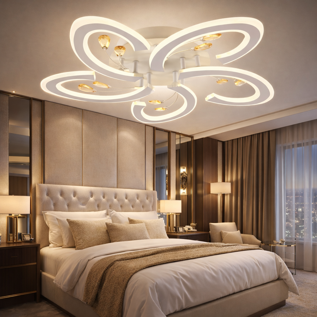 Lustra LED ANNA Echivalent 500W Telecomanda