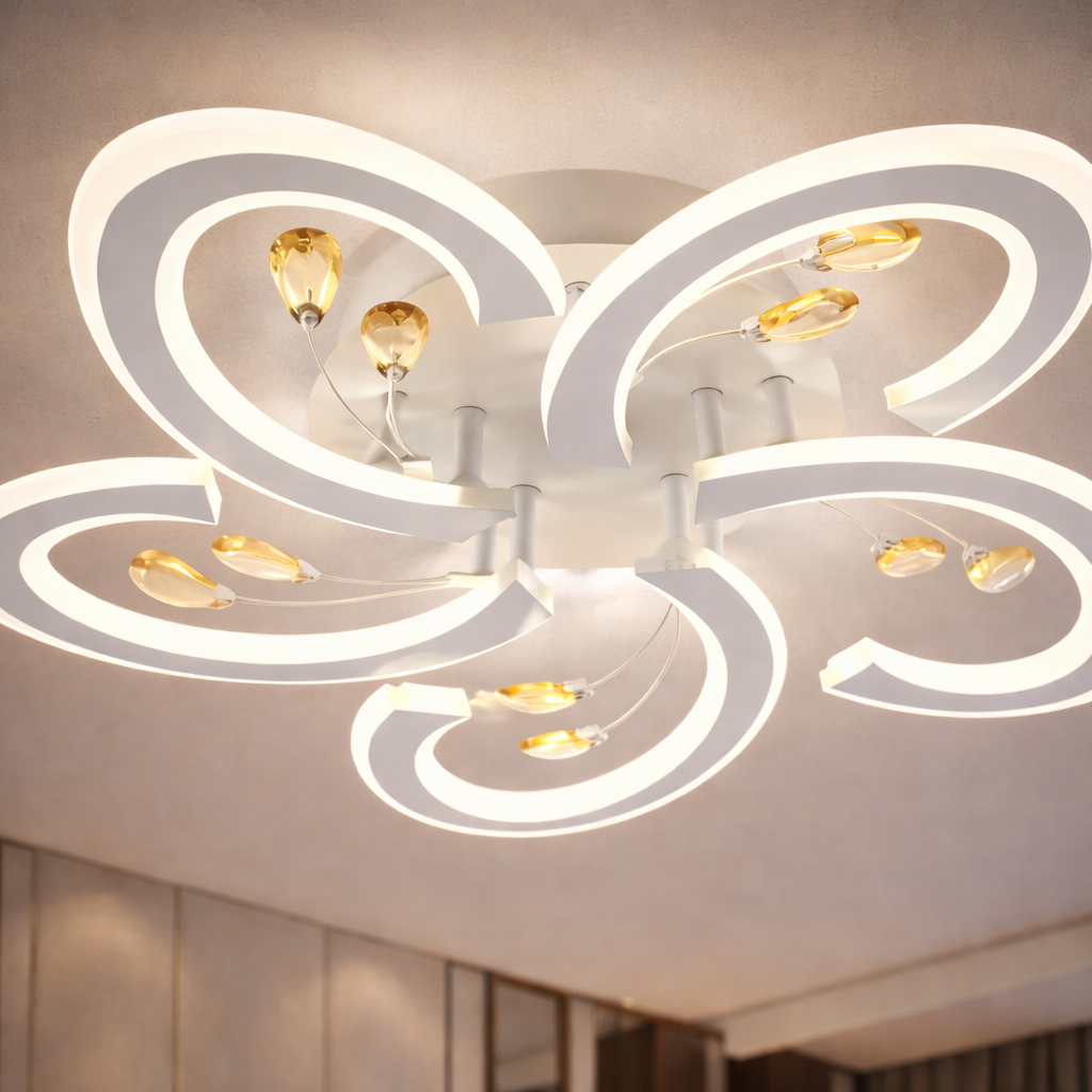 Lustra LED ANNA Echivalent 500W Telecomanda