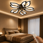 Lustra LED ANEMONE Black Echivalent 500W Telecomanda