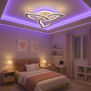 Lustra LED Mini Narcisse RGB Echivalent 300W Telecomanda