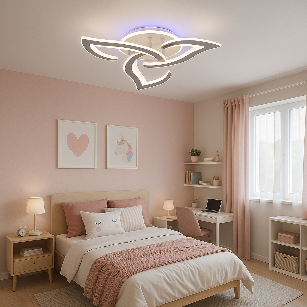 Lustra LED Mini Narcisse RGB Echivalent 300W Telecomanda