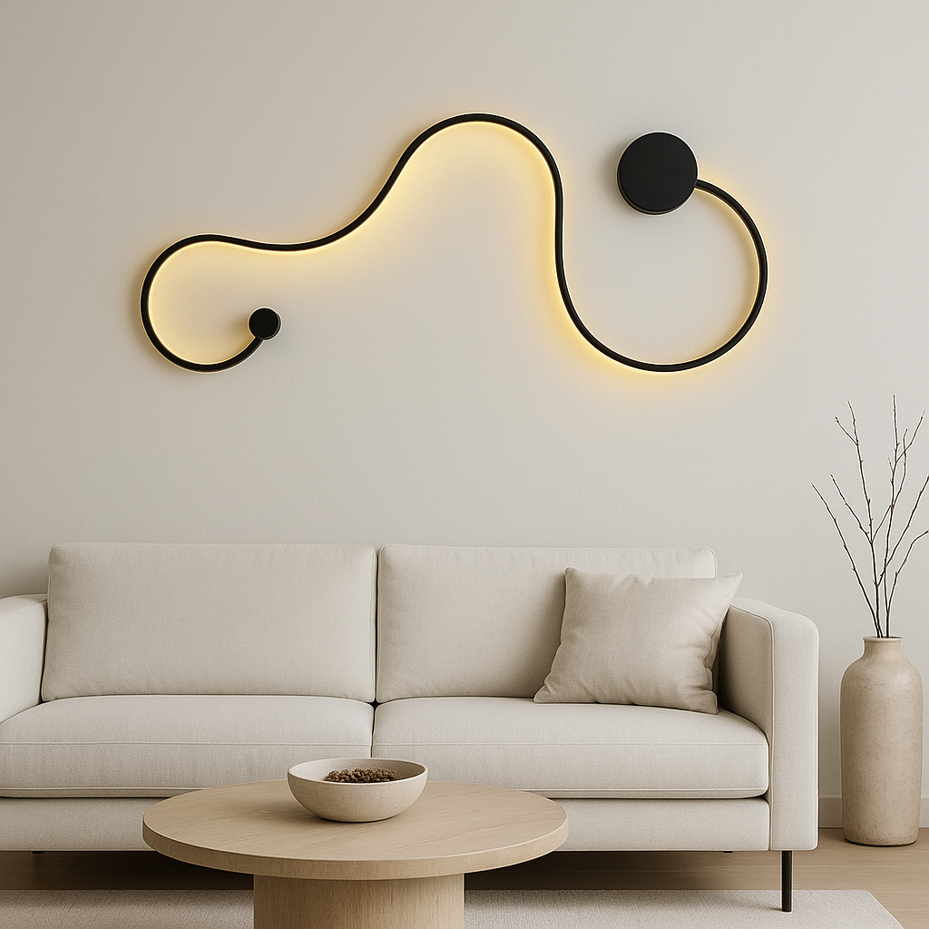 Aplica LED 60W 89cm GAMORA Black