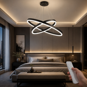 Lustra LED WONDERLAND Black 2 Segmente Echivalent 400W Telecomanda
