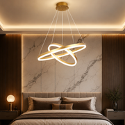 Lustra LED WONDERLAND Gold 2 Segmente Echivalent 400W Telecomanda