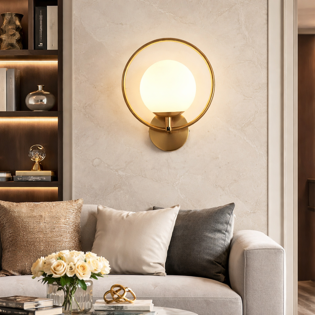 Aplica Nordic Style Abajur Mat Gold MX614-1